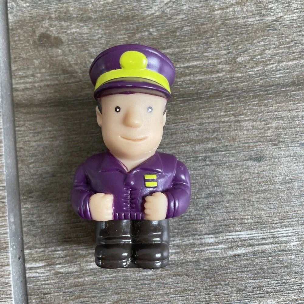 fisher price little people lot of 4 doctor, policeman, school boy, dad
